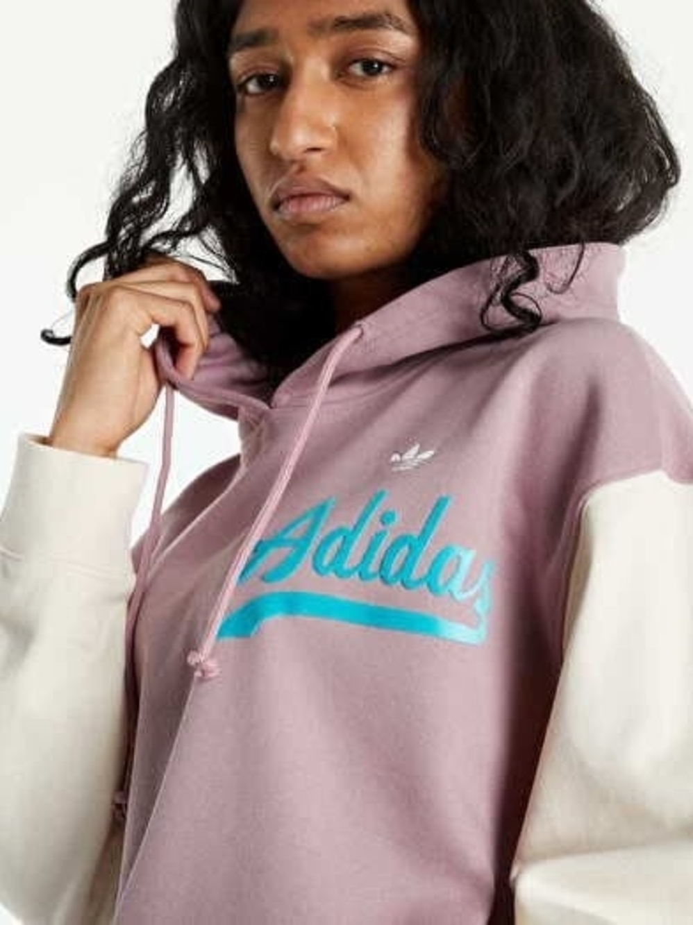 adidas Women's Colorblocked Cropped Hoodie